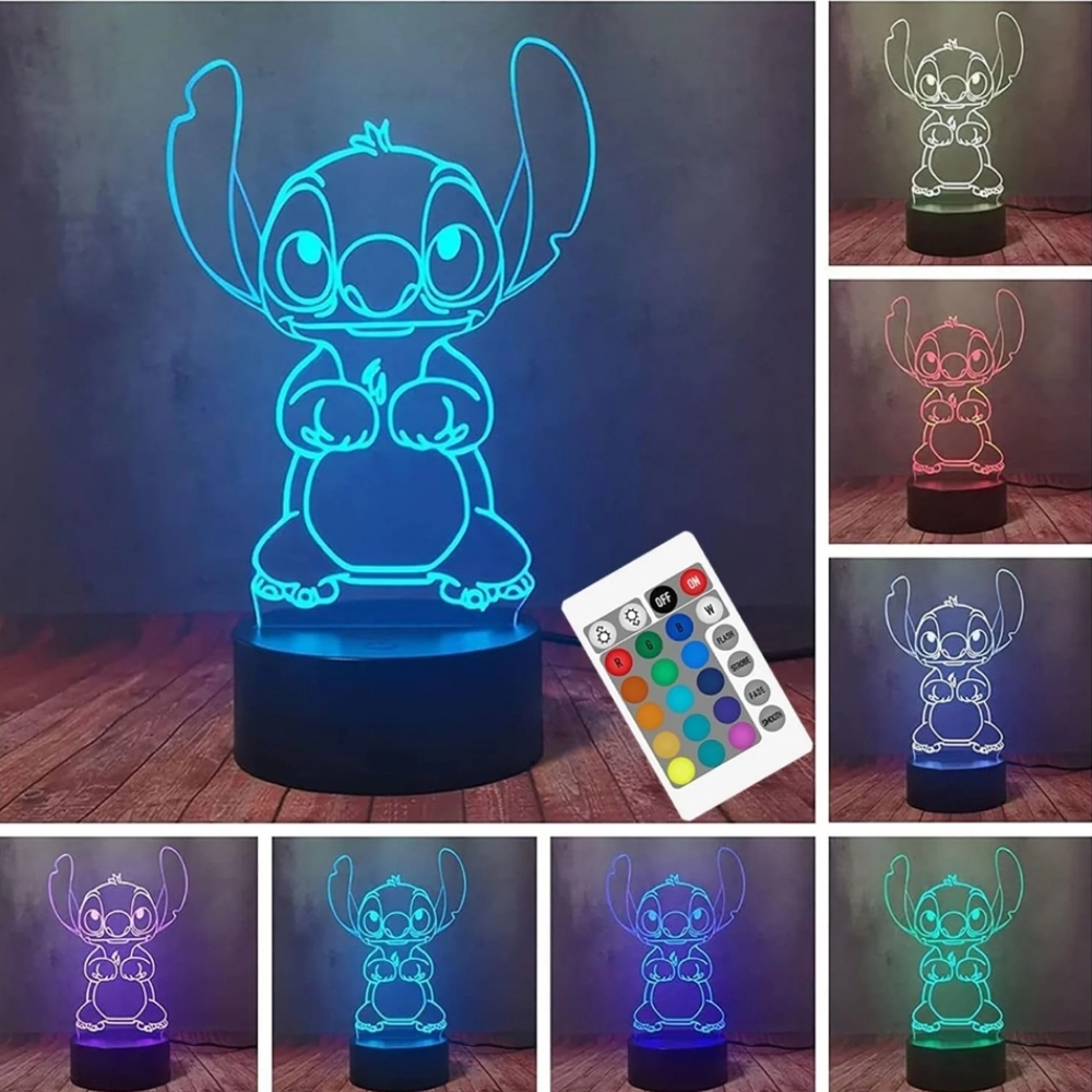 LED Stitch Night Light with Remote